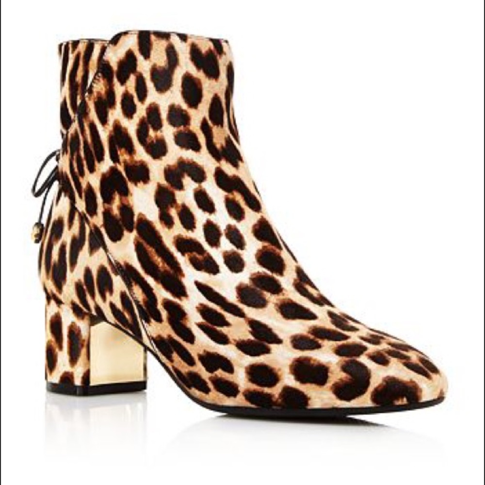 Tory Burch Laila Leopard Print Bootie- New in box